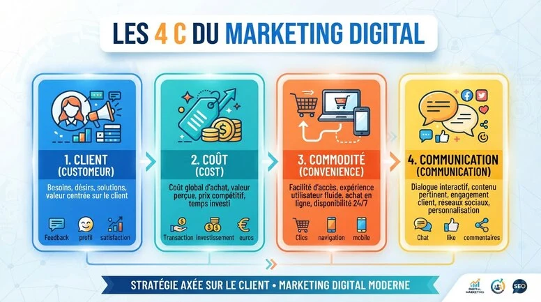 les 4 C du marketing digital