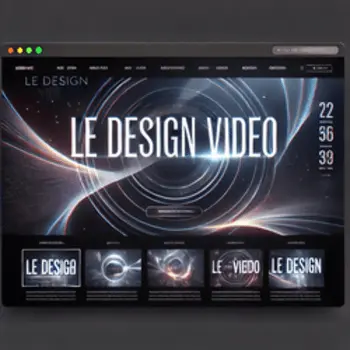 Le Design de Site avec Vidéo en Arrière-Plan