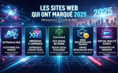 Les sites web qui ont marqué 2025