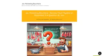 jeu marketing boucherie