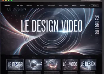 Le Design de Site avec Vidéo en Arrière-Plan
